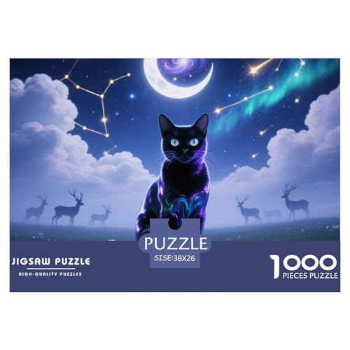 Orientalische Kurzhaare Puzzle 1000 Pieces Puzzle for Men and Women Haustier Katze Puzzles for Adults and Children Gifts for Women, Gifts for Men for Children from 14 Years38x26cm/1000pcs von JCOUSDAEO