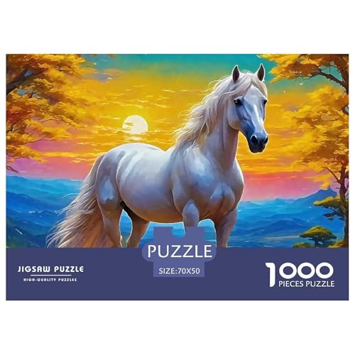 Pferd 1000 Teile Puzzle EIN Herausforderndes Rätsel, Geschenke Für Frauen,Geschenke Für Männer Erwachsenenpuzzle Ab 14 Jahren70x50cm/1000pcs Pferd 1000 Teile Puzzle EIN Herausforderndes Rätsel, Geschenke Für Frauen,Geschenke Für Männer Erwachsenenpuzzle Ab 14 Jahren70x50cm/1000pcs von JCOUSDAEO