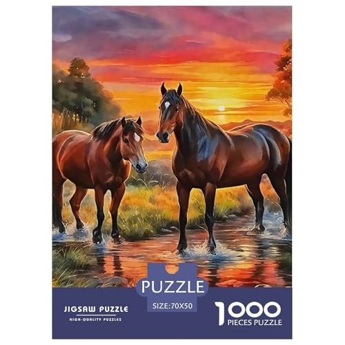 Pferd 1000 Teile Puzzle EIN Herausforderndes Rätsel, Geschenke Für Frauen,Geschenke Für Männer Erwachsenenpuzzle Ab 14 Jahren70x50cm/1000pcs Pferd 1000 Teile Puzzle EIN Herausforderndes Rätsel, Geschenke Für Frauen,Geschenke Für Männer Erwachsenenpuzzle Ab 14 Jahren70x50cm/1000pcs von JCOUSDAEO