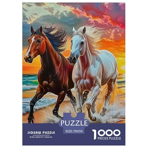 Pferd 1000 Teile Puzzle EIN Herausforderndes Rätsel, Geschicklichkeitsspiel Für Die Ganze Familie,1000-teilige Puzzles Kinder70x50cm/1000pcs Pferd 1000 Teile Puzzle EIN Herausforderndes Rätsel, Geschicklichkeitsspiel Für Die Ganze Familie,1000-teilige Puzzles Kinder70x50cm/1000pcs von JCOUSDAEO