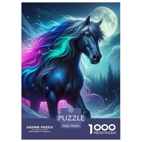 Pferd 1000 Teile Puzzle EIN Herausforderndes Rätsel, Puzzles Für Erwachsene Lernspiel Herausforderungsspielzeug Erwachsenenpuzzle70x50cm/1000pcs Pferd 1000 Teile Puzzle EIN Herausforderndes Rätsel, Puzzles Für Erwachsene Lernspiel Herausforderungsspielzeug Erwachsenenpuzzle70x50cm/1000pcs von JCOUSDAEO