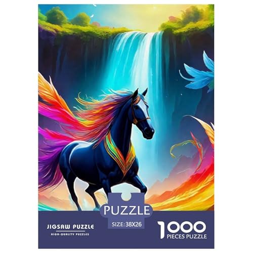 Pferd 1000-teilige Puzzles EIN Herausforderndes Rätsel, Geschenke Für Frauen,Geschenke Für Männer Erwachsenenpuzzle Ab 14 Jahren38x26cm/1000pcs Pferd 1000-teilige Puzzles EIN Herausforderndes Rätsel, Geschenke Für Frauen,Geschenke Für Männer Erwachsenenpuzzle Ab 14 Jahren38x26cm/1000pcs von JCOUSDAEO
