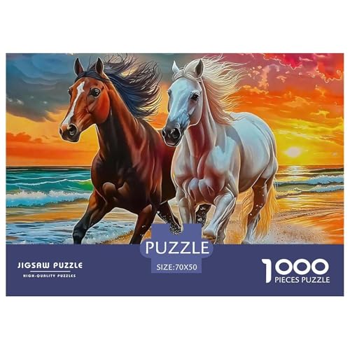 Pferd 1000-teilige Puzzles EIN Herausforderndes Rätsel, Geschicklichkeitsspiel Für Die Ganze Familie,buntes Legespiel Erwachsenenpuzzle70x50cm/1000pcs Pferd 1000-teilige Puzzles EIN Herausforderndes Rätsel, Geschicklichkeitsspiel Für Die Ganze Familie,buntes Legespiel Erwachsenenpuzzle70x50cm/1000pcs von JCOUSDAEO