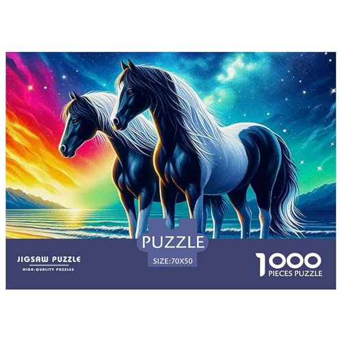 Pferd 1000-teilige Puzzles EIN Herausforderndes Rätsel, Puzzles Für Erwachsene Lernspiel Herausforderungsspielzeug Erwachsenenpuzzle Ab 14 Jahren70x50cm/1000pcs Pferd 1000-teilige Puzzles EIN Herausforderndes Rätsel, Puzzles Für Erwachsene Lernspiel Herausforderungsspielzeug Erwachsenenpuzzle Ab 14 Jahren70x50cm/1000pcs von JCOUSDAEO