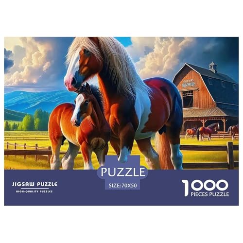 Pferd 1000-teilige Puzzles EIN Herausforderndes Rätsel, Puzzles Für Erwachsene Lernspiel Herausforderungsspielzeug Erwachsenenpuzzle Ab 14 Jahren70x50cm/1000pcs Pferd 1000-teilige Puzzles EIN Herausforderndes Rätsel, Puzzles Für Erwachsene Lernspiel Herausforderungsspielzeug Erwachsenenpuzzle Ab 14 Jahren70x50cm/1000pcs von JCOUSDAEO