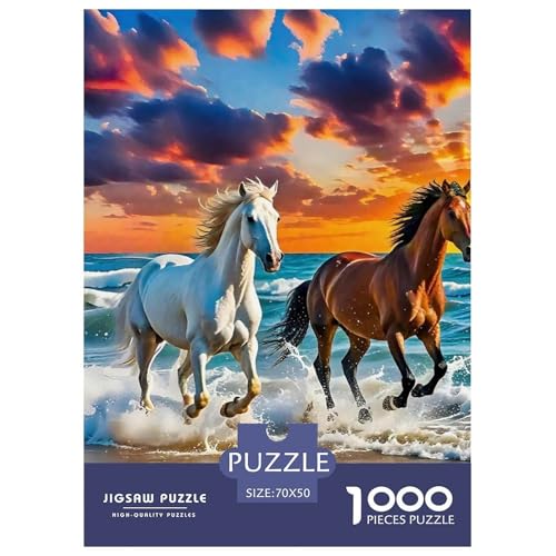 Pferd 1000-teilige Puzzles Farbenfrohes Puzzle Für Erwachsene Und Kinder Geschicklichkeitsspiel Für Die Ganze Familie,buntes Legespiel70x50cm/1000pcs Pferd 1000-teilige Puzzles Farbenfrohes Puzzle Für Erwachsene Und Kinder Geschicklichkeitsspiel Für Die Ganze Familie,buntes Legespiel70x50cm/1000pcs von JCOUSDAEO