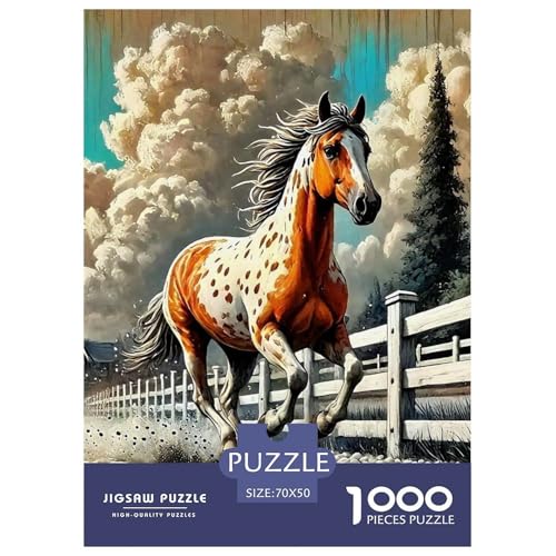 Pferd 1000-teilige Puzzles Farbenfrohes Puzzle Für Erwachsene Und Kinder Puzzles Für Erwachsene Lernspiel Herausforderungsspielzeug Erwachsenenpuzzle70x50cm/1000pcs Pferd 1000-teilige Puzzles Farbenfrohes Puzzle Für Erwachsene Und Kinder Puzzles Für Erwachsene Lernspiel Herausforderungsspielzeug Erwachsenenpuzzle70x50cm/1000pcs von JCOUSDAEO