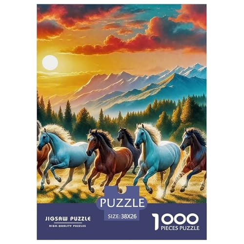 Pferd 1000-teilige Puzzles Farbenfrohes Puzzle Für Erwachsene Und Kinder Puzzles Für Erwachsene Lernspiel Herausforderungsspielzeug38x26cm/1000pcs Pferd 1000-teilige Puzzles Farbenfrohes Puzzle Für Erwachsene Und Kinder Puzzles Für Erwachsene Lernspiel Herausforderungsspielzeug38x26cm/1000pcs von JCOUSDAEO