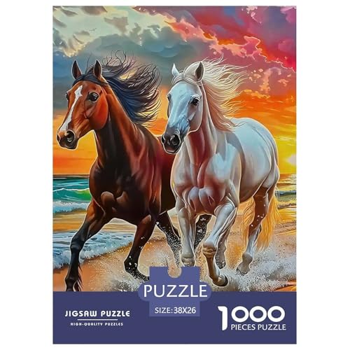 Pferd 1000-teilige Puzzles Klassische Puzzles Schwer Für Erwachsene Und Kinder Puzzles Für Erwachsene Lernspiel Herausforderungsspielzeug38x26cm/1000pcs Pferd 1000-teilige Puzzles Klassische Puzzles Schwer Für Erwachsene Und Kinder Puzzles Für Erwachsene Lernspiel Herausforderungsspielzeug38x26cm/1000pcs von JCOUSDAEO