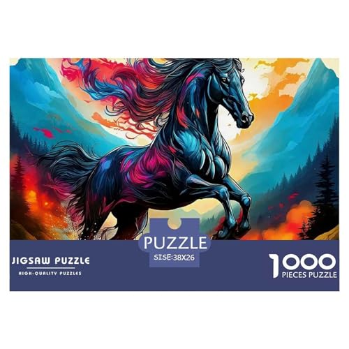 Pferd Puzzle 1000 Teile Farbenfrohes Puzzle Für Erwachsene Und Kinder Puzzles Für Erwachsene Lernspiel Erwachsenenpuzzle Ab 14 Jahren38x26cm/1000pcs Pferd Puzzle 1000 Teile Farbenfrohes Puzzle Für Erwachsene Und Kinder Puzzles Für Erwachsene Lernspiel Erwachsenenpuzzle Ab 14 Jahren38x26cm/1000pcs von JCOUSDAEO