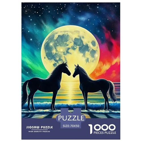 Pferd Puzzle 1000 Teile Klassische Puzzles Schwer Für Erwachsene Und Kinder Puzzles Für Erwachsene Lernspiel Erwachsenenpuzzle Ab 14 Jahren70x50cm/1000pcs Pferd Puzzle 1000 Teile Klassische Puzzles Schwer Für Erwachsene Und Kinder Puzzles Für Erwachsene Lernspiel Erwachsenenpuzzle Ab 14 Jahren70x50cm/1000pcs von JCOUSDAEO