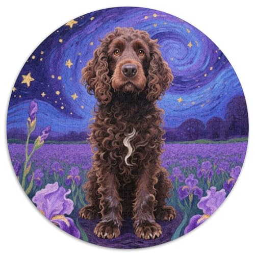 Portugiesischer Wasserschäferhund 1000 Puzzle Creative Gifts niedlich Hund Round Puzzles Educational Stress Relieving Toy Adult Sophisticated for Adults1000pcs (67.5x67.5cm) von JCOUSDAEO