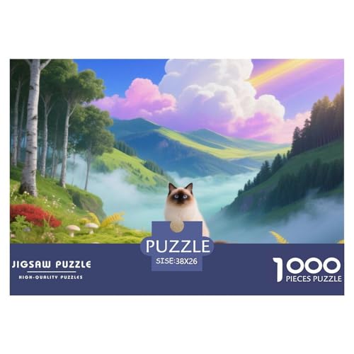 Ragdoll 1000 Piece Puzzle A Challenging Puzzle Hübsches Haustierkatzen Puzzles for Adults Educational Game Challenge Toy Gifts for Women, Gifts for Men for Children from 14 Years38x26cm/1000pcs Ragdoll 1000 Piece Puzzle A Challenging Puzzle Hübsches Haustierkatzen Puzzles for Adults Educational Game Challenge Toy Gifts for Women, Gifts for Men for Children from 14 Years38x26cm/1000pcs von JCOUSDAEO