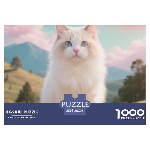 Ragdoll Puzzle 1000 Pieces A Challenging Puzzle Hübsches Haustierkatzen Puzzles for Adults and Children Colourful Toy for Children from 8-12 Years for Older Children38x26cm/1000pcs Ragdoll Puzzle 1000 Pieces A Challenging Puzzle Hübsches Haustierkatzen Puzzles for Adults and Children Colourful Toy for Children from 8-12 Years for Older Children38x26cm/1000pcs von JCOUSDAEO