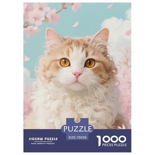 Rex Katze 1000 Piece Puzzle Puzzle for Men and Women Niedliche Katze Puzzle Games for The Whole Family Colourful Toy for Children from 8-12 Years for Children from 14 Years70x50cm/1000pcs Rex Katze 1000 Piece Puzzle Puzzle for Men and Women Niedliche Katze Puzzle Games for The Whole Family Colourful Toy for Children from 8-12 Years for Children from 14 Years70x50cm/1000pcs von JCOUSDAEO