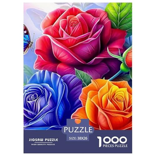 Rose 1000 Piece Puzzle Puzzle for Men and Women Schöne Blumen Puzzles for Adults Educational Game Challenge Toy Gifts for Women, Gifts for Men for Children from 14 Years38x26cm/1000pcs Rose 1000 Piece Puzzle Puzzle for Men and Women Schöne Blumen Puzzles for Adults Educational Game Challenge Toy Gifts for Women, Gifts for Men for Children from 14 Years38x26cm/1000pcs von JCOUSDAEO