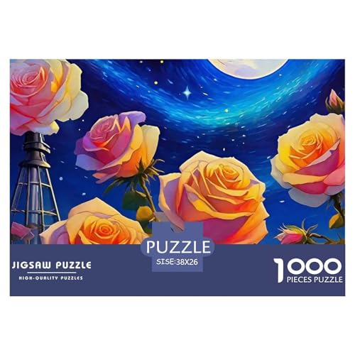 Rose 1000 Teile Puzzle EIN Herausforderndes Rätsel, schöne Blume Geschicklichkeitsspiel Für Die Ganze Familie,buntes Legespiel Erwachsenenpuzzle38x26cm/1000pcs Rose 1000 Teile Puzzle EIN Herausforderndes Rätsel, schöne Blume Geschicklichkeitsspiel Für Die Ganze Familie,buntes Legespiel Erwachsenenpuzzle38x26cm/1000pcs von JCOUSDAEO