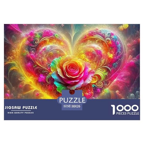 Rose 1000 Teile Puzzle EIN Herausforderndes Rätsel, schöne Blume Puzzles Für Erwachsene Lernspiel Herausforderungsspielzeug Erwachsenenpuzzle38x26cm/1000pcs Rose 1000 Teile Puzzle EIN Herausforderndes Rätsel, schöne Blume Puzzles Für Erwachsene Lernspiel Herausforderungsspielzeug Erwachsenenpuzzle38x26cm/1000pcs von JCOUSDAEO