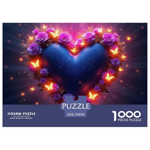 Rose 1000 Teile Puzzle EIN Herausforderndes Rätsel, schöne Blume Puzzles Für Erwachsene Lernspiel Herausforderungsspielzeug Erwachsenenpuzzle70x50cm/1000pcs Rose 1000 Teile Puzzle EIN Herausforderndes Rätsel, schöne Blume Puzzles Für Erwachsene Lernspiel Herausforderungsspielzeug Erwachsenenpuzzle70x50cm/1000pcs von JCOUSDAEO