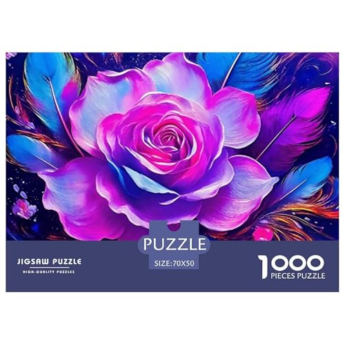 Rose 1000 Teile Puzzle Farbenfrohes Puzzle Für Erwachsene Und Kinder schöne Blume Puzzles Für Erwachsene Lernspiel Herausforderungsspielzeug Erwachsenenpuzzle70x50cm/1000pcs Rose 1000 Teile Puzzle Farbenfrohes Puzzle Für Erwachsene Und Kinder schöne Blume Puzzles Für Erwachsene Lernspiel Herausforderungsspielzeug Erwachsenenpuzzle70x50cm/1000pcs von JCOUSDAEO