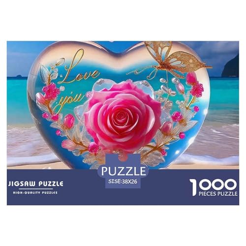 Rose 1000-teilige Puzzles EIN Herausforderndes Rätsel, schöne Blume Puzzles Für Erwachsene Lernspiel Herausforderungsspielzeug Kinder38x26cm/1000pcs Rose 1000-teilige Puzzles EIN Herausforderndes Rätsel, schöne Blume Puzzles Für Erwachsene Lernspiel Herausforderungsspielzeug Kinder38x26cm/1000pcs von JCOUSDAEO