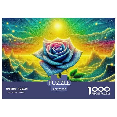 Rose 1000-teilige Puzzles EIN Herausforderndes Rätsel, schöne Blume Puzzles Für Erwachsene Lernspiel Herausforderungsspielzeug Kinder70x50cm/1000pcs Rose 1000-teilige Puzzles EIN Herausforderndes Rätsel, schöne Blume Puzzles Für Erwachsene Lernspiel Herausforderungsspielzeug Kinder70x50cm/1000pcs von JCOUSDAEO