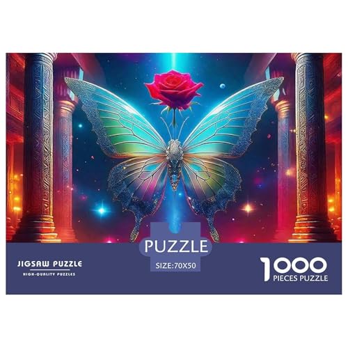Rose 1000-teilige Puzzles EIN Herausforderndes Rätsel, schöne Blume Puzzles Für Erwachsene Lernspiel Herausforderungsspielzeug Kinder70x50cm/1000pcs Rose 1000-teilige Puzzles EIN Herausforderndes Rätsel, schöne Blume Puzzles Für Erwachsene Lernspiel Herausforderungsspielzeug Kinder70x50cm/1000pcs von JCOUSDAEO