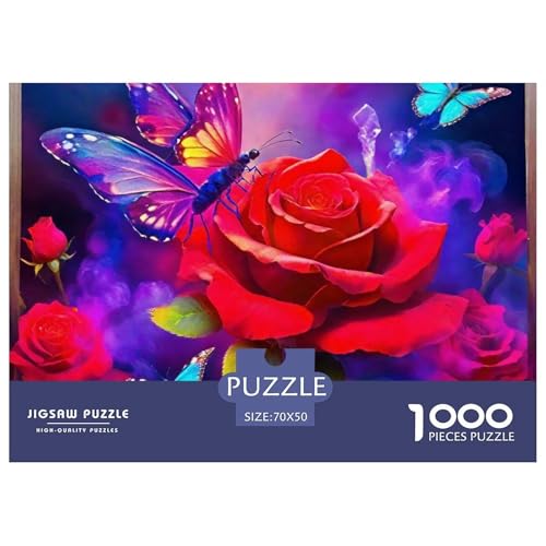 Rose 1000-teilige Puzzles Farbenfrohes Puzzle Für Erwachsene Und Kinder schöne Blume Puzzles Für Erwachsene Lernspiel Herausforderungsspielzeug Erwachsenenpuzzle70x50cm/1000pcs Rose 1000-teilige Puzzles Farbenfrohes Puzzle Für Erwachsene Und Kinder schöne Blume Puzzles Für Erwachsene Lernspiel Herausforderungsspielzeug Erwachsenenpuzzle70x50cm/1000pcs von JCOUSDAEO
