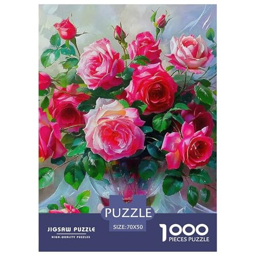 Rose Puzzle 1000 Pieces Puzzle for Men and Women Schöne Blumen Puzzle Games for The Whole for Women, Gifts for Men for Older Children70x50cm/1000pcs Rose Puzzle 1000 Pieces Puzzle for Men and Women Schöne Blumen Puzzle Games for The Whole for Women, Gifts for Men for Older Children70x50cm/1000pcs von JCOUSDAEO