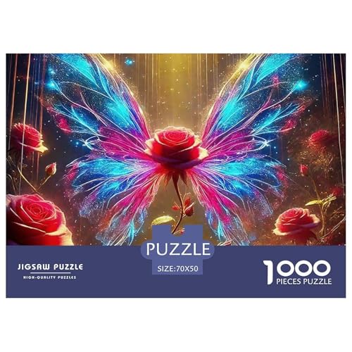 Rose Puzzle 1000 Teile EIN Herausforderndes Rätsel, schöne Blume Geschenke Für Frauen,Geschenke Für Männer 1000-teilige Puzzles Kinder70x50cm/1000pcs Rose Puzzle 1000 Teile EIN Herausforderndes Rätsel, schöne Blume Geschenke Für Frauen,Geschenke Für Männer 1000-teilige Puzzles Kinder70x50cm/1000pcs von JCOUSDAEO