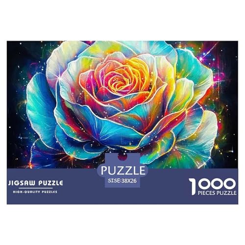 Rose Puzzle 1000 Teile EIN Herausforderndes Rätsel, schöne Blume Geschicklichkeitsspiel Für Die Ganze Familie Erwachsenenpuzzle Ab 14 Jahren38x26cm/1000pcs Rose Puzzle 1000 Teile EIN Herausforderndes Rätsel, schöne Blume Geschicklichkeitsspiel Für Die Ganze Familie Erwachsenenpuzzle Ab 14 Jahren38x26cm/1000pcs von JCOUSDAEO