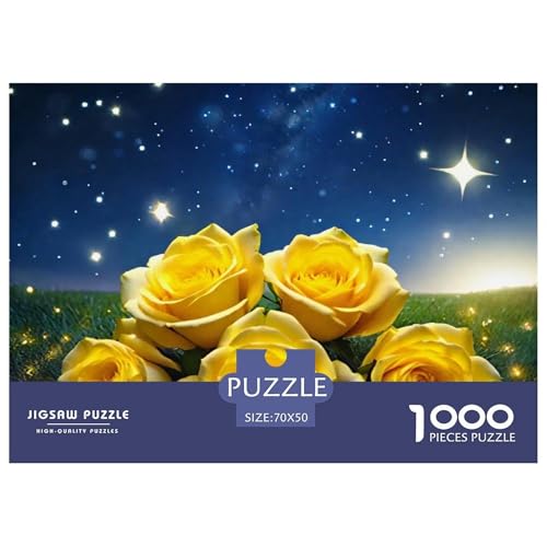 Rose Puzzle 1000 Teile EIN Herausforderndes Rätsel, schöne Blume Geschicklichkeitsspiel Für Die Ganze Familie Erwachsenenpuzzle Ab 14 Jahren70x50cm/1000pcs Rose Puzzle 1000 Teile EIN Herausforderndes Rätsel, schöne Blume Geschicklichkeitsspiel Für Die Ganze Familie Erwachsenenpuzzle Ab 14 Jahren70x50cm/1000pcs von JCOUSDAEO