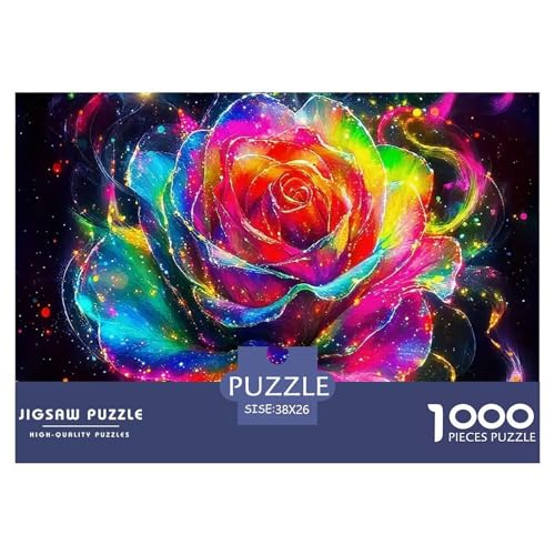 Rose Puzzle 1000 Teile EIN Herausforderndes Rätsel, schöne Blume Puzzles Für Erwachsene Lernspiel Erwachsenenpuzzle Ab 14 Jahren38x26cm/1000pcs Rose Puzzle 1000 Teile EIN Herausforderndes Rätsel, schöne Blume Puzzles Für Erwachsene Lernspiel Erwachsenenpuzzle Ab 14 Jahren38x26cm/1000pcs von JCOUSDAEO