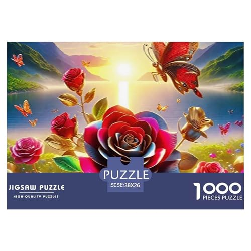 Rose Puzzle 1000 Teile Farbenfrohes Puzzle Für Erwachsene Und Kinder schöne Blume Puzzles Für Erwachsene Lernspiel Erwachsenenpuzzle Ab 14 Jahren38x26cm/1000pcs Rose Puzzle 1000 Teile Farbenfrohes Puzzle Für Erwachsene Und Kinder schöne Blume Puzzles Für Erwachsene Lernspiel Erwachsenenpuzzle Ab 14 Jahren38x26cm/1000pcs von JCOUSDAEO