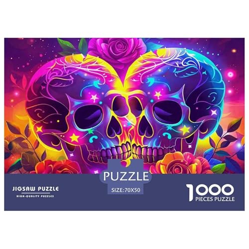 Rose Puzzle 1000 Teile Farbenfrohes Puzzle Für Erwachsene Und Kinder schöne Blume Puzzles Für Erwachsene Lernspiel Erwachsenenpuzzle Ab 14 Jahren70x50cm/1000pcs von JCOUSDAEO