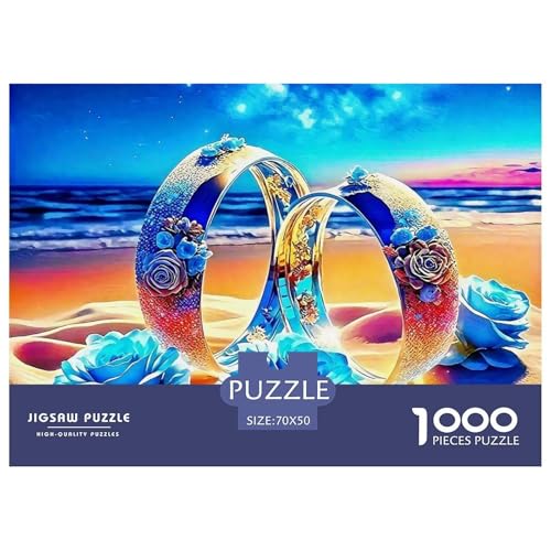 Rose Puzzle 1000 Teile Klassische Puzzles Schwer Für Erwachsene Und Kinder schöne Blume Geschenke Für Frauen,Geschenke Für Männer 1000-teilige Puzzles70x50cm/1000pcs von JCOUSDAEO