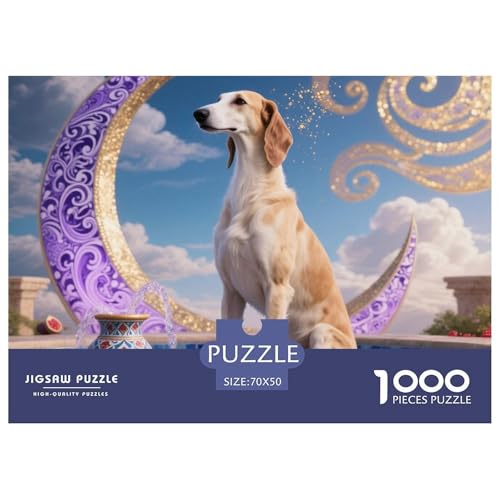 Saluki Puzzle 1000 Pieces A Challenging Puzzle Haustierhund Puzzles for Adults and Children Gifts for Women, Gifts for Men for Children from 14 Years70x50cm/1000pcs Saluki Puzzle 1000 Pieces A Challenging Puzzle Haustierhund Puzzles for Adults and Children Gifts for Women, Gifts for Men for Children from 14 Years70x50cm/1000pcs von JCOUSDAEO