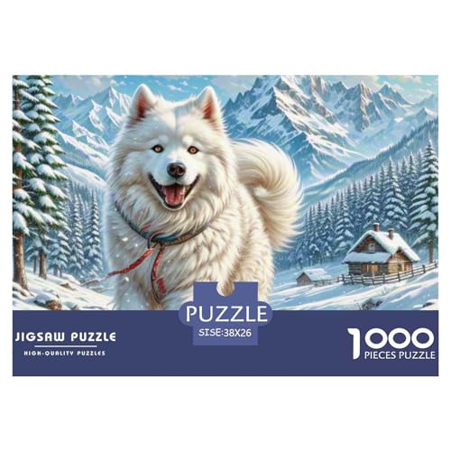 Samojed 1000 Piece Puzzle Puzzle for Men and Women Süße Haustiere Puzzle Games for The Whole for Women, Gifts for Men for Older Children38x26cm/1000pcs Samojed 1000 Piece Puzzle Puzzle for Men and Women Süße Haustiere Puzzle Games for The Whole for Women, Gifts for Men for Older Children38x26cm/1000pcs von JCOUSDAEO