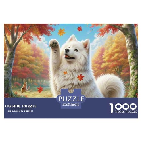 Samojed Puzzle 1000 Pieces Puzzle for Men and Women Süße Haustiere Puzzle Games for The Whole for Women, Gifts for Men for Children from 14 Years38x26cm/1000pcs Samojed Puzzle 1000 Pieces Puzzle for Men and Women Süße Haustiere Puzzle Games for The Whole for Women, Gifts for Men for Children from 14 Years38x26cm/1000pcs von JCOUSDAEO