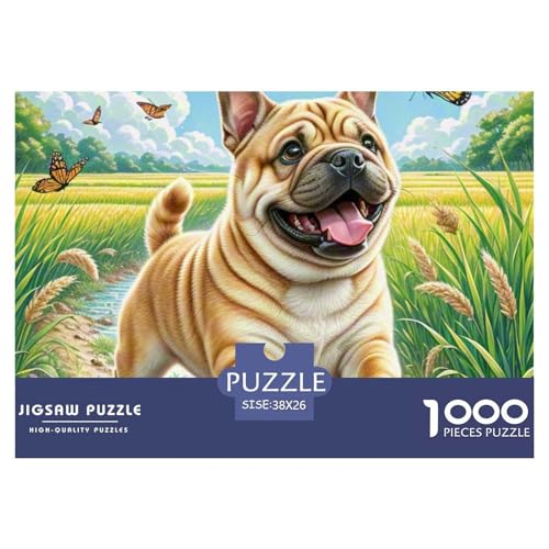 Schar Pei Puzzle 1000 Pieces A Challenging Puzzle Haustierhund Puzzles for Adults Educational Game Challenge Toy Gifts for Women, Gifts for Men for Children from 14 Years38x26cm/1000pcs Schar Pei Puzzle 1000 Pieces A Challenging Puzzle Haustierhund Puzzles for Adults Educational Game Challenge Toy Gifts for Women, Gifts for Men for Children from 14 Years38x26cm/1000pcs von JCOUSDAEO