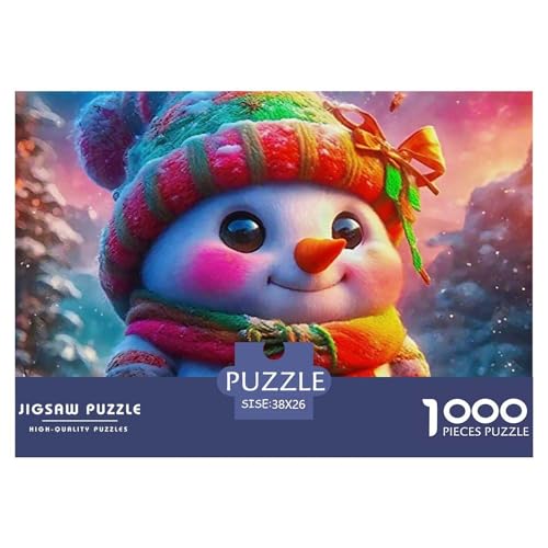 Schneemann 1000 Teile Puzzle EIN Herausforderndes Rätsel, Warm Winter Days Puzzles Für Erwachsene Lernspiel Herausforderungsspielzeug Erwachsenenpuzzle 38x26cm/1000pcs Schneemann 1000 Teile Puzzle EIN Herausforderndes Rätsel, Warm Winter Days Puzzles Für Erwachsene Lernspiel Herausforderungsspielzeug Erwachsenenpuzzle 38x26cm/1000pcs von JCOUSDAEO