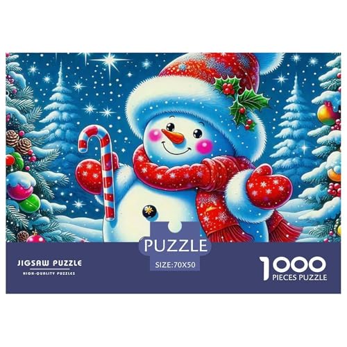 Schneemann 1000 Teile Puzzle EIN Herausforderndes Rätsel, Warm Winter Days Puzzles Für Erwachsene Lernspiel Herausforderungsspielzeug Erwachsenenpuzzle 70x50cm/1000pcs Schneemann 1000 Teile Puzzle EIN Herausforderndes Rätsel, Warm Winter Days Puzzles Für Erwachsene Lernspiel Herausforderungsspielzeug Erwachsenenpuzzle 70x50cm/1000pcs von JCOUSDAEO