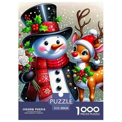 Schneemann 1000 Teile Puzzle EIN Herausforderndes Rätsel, Warme Wintertage Puzzles Für Erwachsene Lernspiel Herausforderungsspielzeug Erwachsenenpuzzle38x26cm/1000pcs Schneemann 1000 Teile Puzzle EIN Herausforderndes Rätsel, Warme Wintertage Puzzles Für Erwachsene Lernspiel Herausforderungsspielzeug Erwachsenenpuzzle38x26cm/1000pcs von JCOUSDAEO