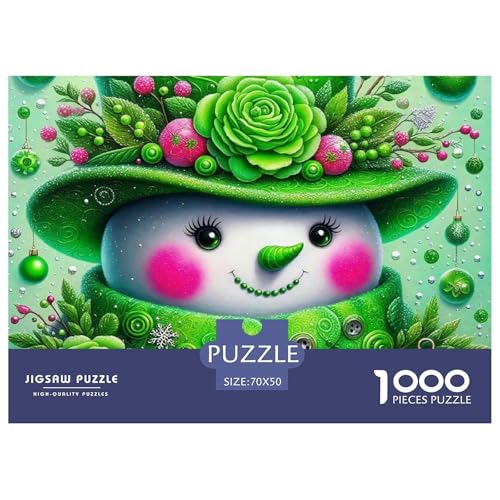 Schneemann 1000 Teile Puzzle Farbenfrohes Puzzle Für Erwachsene Und Kinder Warm Winter Days Geschenke Für Frauen,Geschenke Für Männer Erwachsenenpuzzle 70x50cm/1000pcs Schneemann 1000 Teile Puzzle Farbenfrohes Puzzle Für Erwachsene Und Kinder Warm Winter Days Geschenke Für Frauen,Geschenke Für Männer Erwachsenenpuzzle 70x50cm/1000pcs von JCOUSDAEO