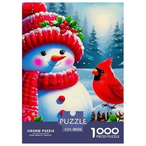 Schneemann 1000 Teile Puzzle Farbenfrohes Puzzle Für Erwachsene Und Kinder Warme Wintertage Geschenke Für Frauen,Geschenke Für Männer Erwachsenenpuzzle38x26cm/1000pcs Schneemann 1000 Teile Puzzle Farbenfrohes Puzzle Für Erwachsene Und Kinder Warme Wintertage Geschenke Für Frauen,Geschenke Für Männer Erwachsenenpuzzle38x26cm/1000pcs von JCOUSDAEO