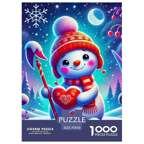 Schneemann 1000 Teile Puzzle Klassische Puzzles Schwer Für Erwachsene Und Kinder Warme Wintertage Geschicklichkeitsspiel Für Die Ganze Familie,buntes Legespiel 1000-teilige Puzzles70x50cm/1000pcs Schneemann 1000 Teile Puzzle Klassische Puzzles Schwer Für Erwachsene Und Kinder Warme Wintertage Geschicklichkeitsspiel Für Die Ganze Familie,buntes Legespiel 1000-teilige Puzzles70x50cm/1000pcs von JCOUSDAEO