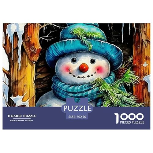 Schneemann 1000-teilige Puzzles EIN Herausforderndes Rätsel, Warm Winter Days Puzzles Für Erwachsene Lernspiel Herausforderungsspielzeug Erwachsenenpuzzle 70x50cm/1000pcs Schneemann 1000-teilige Puzzles EIN Herausforderndes Rätsel, Warm Winter Days Puzzles Für Erwachsene Lernspiel Herausforderungsspielzeug Erwachsenenpuzzle 70x50cm/1000pcs von JCOUSDAEO