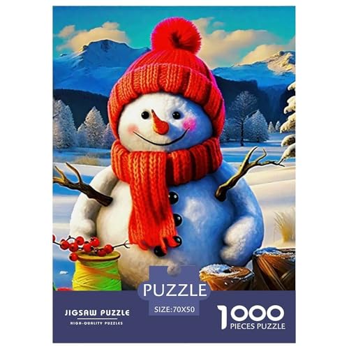 Schneemann 1000-teilige Puzzles EIN Herausforderndes Rätsel, Warme Wintertage Puzzles Für Erwachsene Lernspiel Herausforderungsspielzeug Erwachsenenpuzzle Ab 14 Jahren70x50cm/1000pcs Schneemann 1000-teilige Puzzles EIN Herausforderndes Rätsel, Warme Wintertage Puzzles Für Erwachsene Lernspiel Herausforderungsspielzeug Erwachsenenpuzzle Ab 14 Jahren70x50cm/1000pcs von JCOUSDAEO