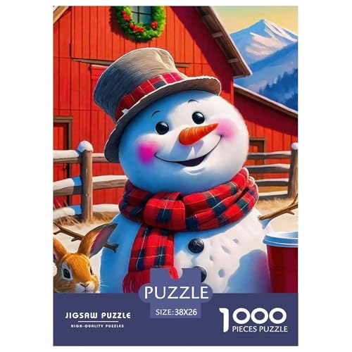 Schneemann 1000-teilige Puzzles Farbenfrohes Puzzle Für Erwachsene Und Kinder Warme Wintertage Puzzles Für Erwachsene Lernspiel Herausforderungsspielzeug38x26cm/1000pcs Schneemann 1000-teilige Puzzles Farbenfrohes Puzzle Für Erwachsene Und Kinder Warme Wintertage Puzzles Für Erwachsene Lernspiel Herausforderungsspielzeug38x26cm/1000pcs von JCOUSDAEO