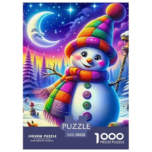 Schneemann 1000-teilige Puzzles Farbenfrohes Puzzle Für Erwachsene Und Kinder Warme Wintertage Puzzles Für Erwachsene Lernspiel Herausforderungsspielzeug38x26cm/1000pcs Schneemann 1000-teilige Puzzles Farbenfrohes Puzzle Für Erwachsene Und Kinder Warme Wintertage Puzzles Für Erwachsene Lernspiel Herausforderungsspielzeug38x26cm/1000pcs von JCOUSDAEO